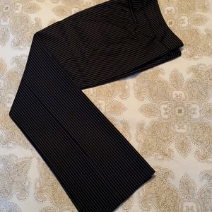 Ann Taylor Petites 00 Black Pinstripe Suit Pants